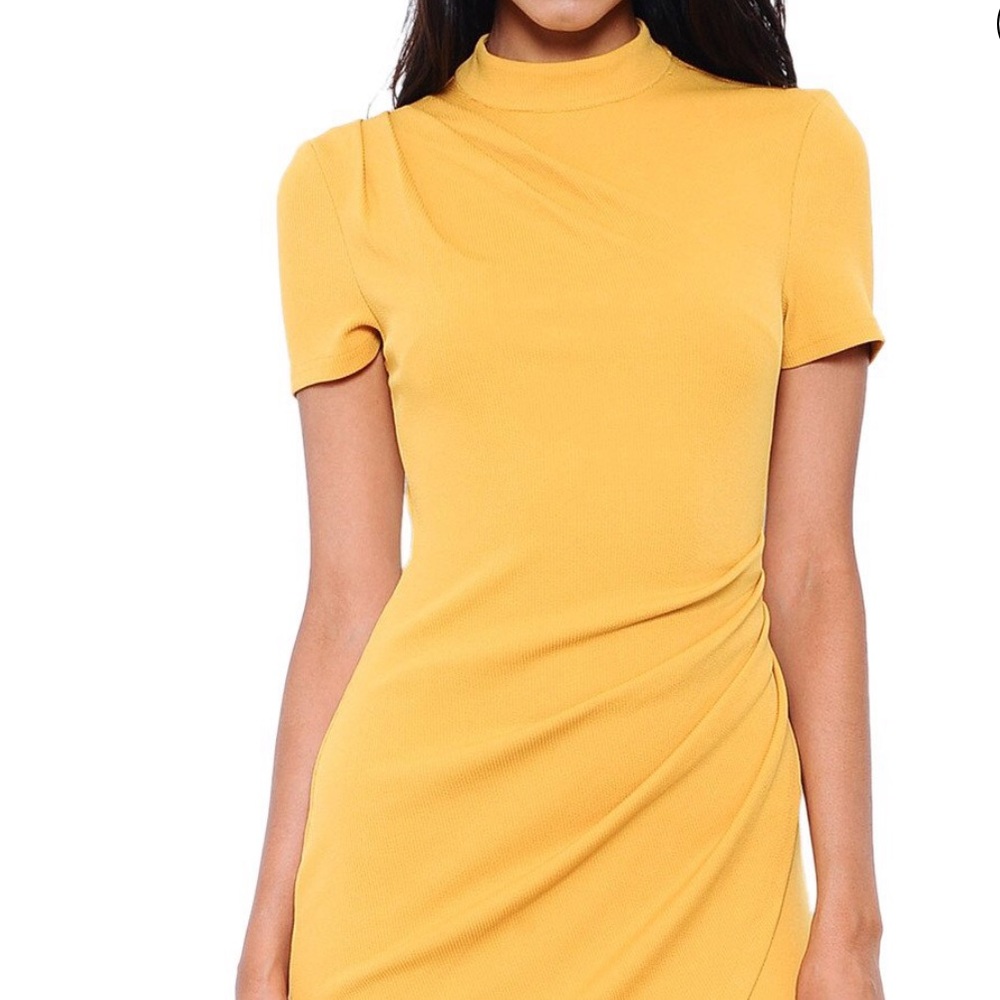 Ribbed block dress Large